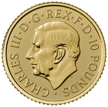 Moneda Escudo de Armas Real de Oro de 1/10 oz 2023