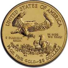 Águila Estadounidense de 1/2oz de Oro 2014
