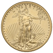Moneda American Eagle de Oro de 1/4 oz 2019