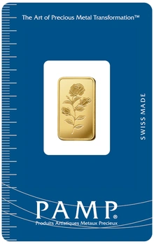 Lingote de Oro de 5 g PAMP Rosa