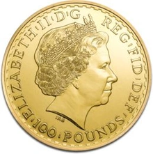 Moneda Britannia de Oro de 1 oz 2013