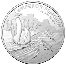 Moneda de 1oz de Plata 2023 - Pingüino Emperador del Territorio Antártico Australiano