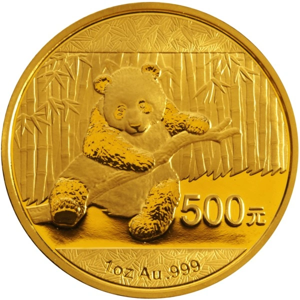 Moneda Panda Chino de Oro de 1 oz 2014
