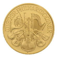 Moneda Filarmónica Viena de Oro de 1/4 oz 2022