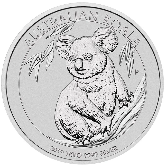 Moneda Koala Australiano de Plata de 1 kg 2019