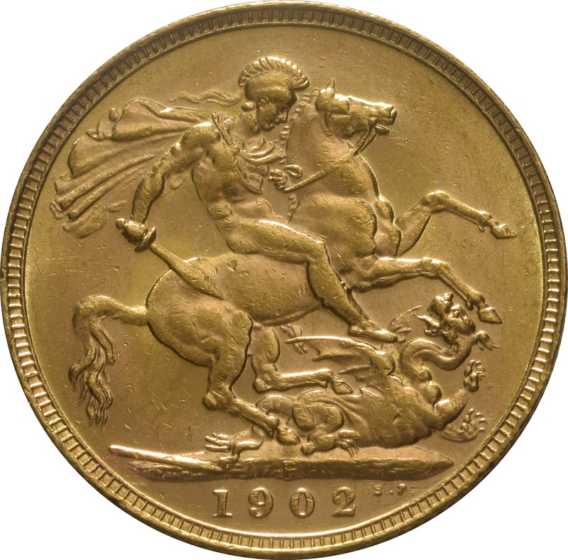 Soberano de Oro 1902 - Eduardo VII (P)