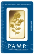 Lingote de Oro de 50 g PAMP Rosa