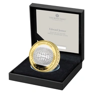 Moneda Plata £2 Proof - Edward Jenner 2023