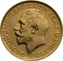 Moneda Soberano de Oro 1925 Jorge V (L)