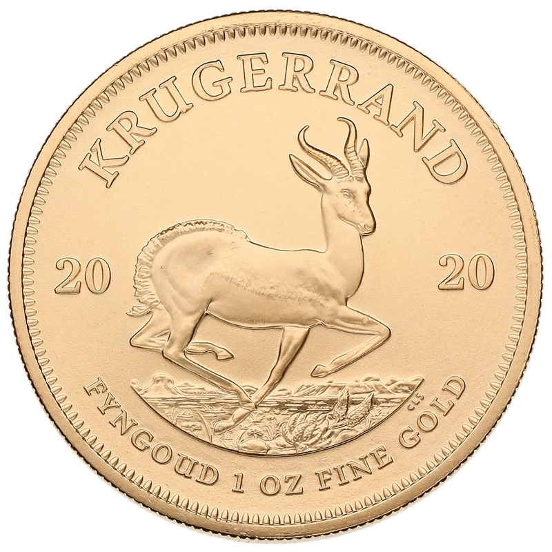 Moneda Krugerrand de 1 oz de Oro 2020