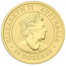 Moneda Canguro Australiano de Oro de 1/2 oz 2020