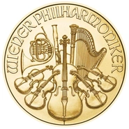 Moneda Filarmónica Viena de Oro de 1/10 oz 2023