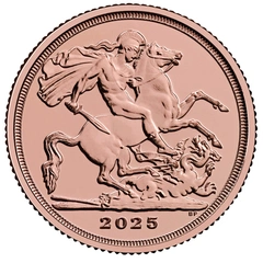 Moneda Cuarto de Soberano de Oro 2025