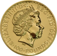 Moneda Britannia de Oro de 1 oz 2003