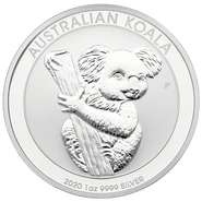 Moneda Koala Australiano de Plata de 1 oz 2020