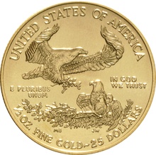Águila Estadounidense de 1/2oz de Oro 2017