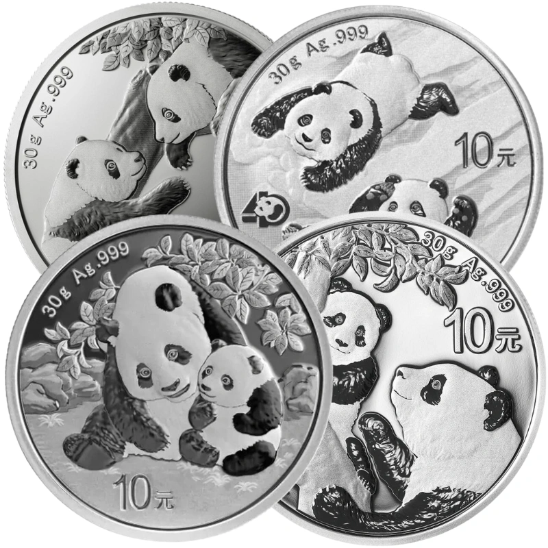 Moneda 30 g Panda Chino de Plata Mejor Valor
