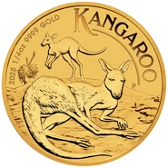 Moneda Canguro Australiano de Oro de 1/4 oz 2025