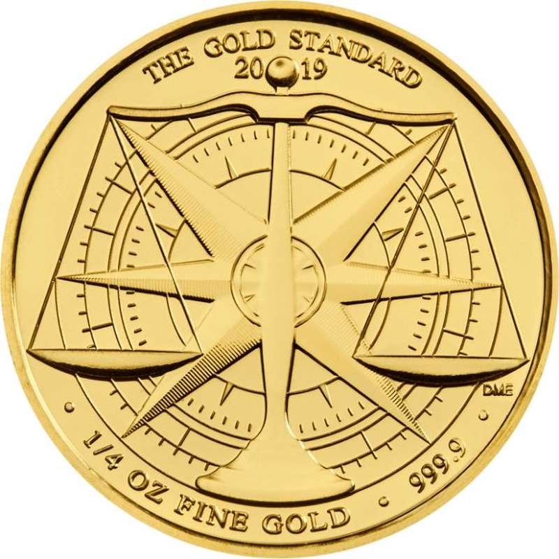 Royal Mint Patrón de 1/4oz de Oro 2019