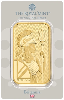 Lingote de Oro de 100 g Britannia