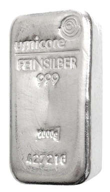 Lingote de Plata de 1 kg Umicore
