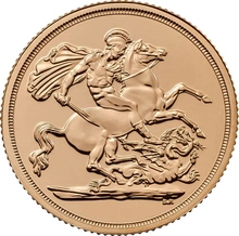 Moneda Soberano de Oro Isabel II Quinto Retrato