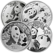 Panda Chino de Plata