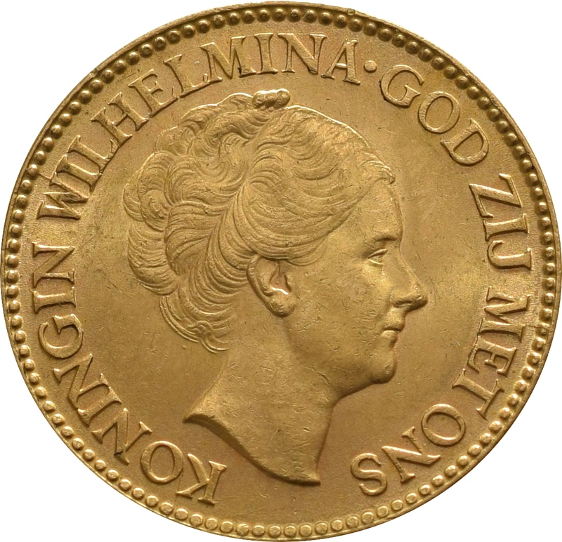 Moneda 10 Florines Neerlandeses de Oro (de Nuestra Elección)