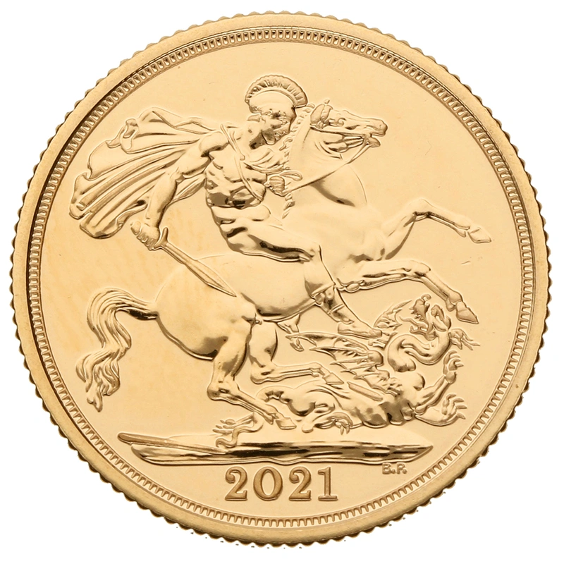 Moneda Soberano de Oro 2021