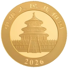 Moneda Panda Chino de Oro 8 g 2026