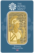 NUEVA Lingote de Oro de 100 g Britannia