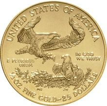 Moneda American Eagle de Oro de 1/2 oz 2017
