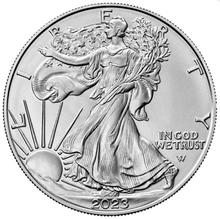 Moneda American Eagle de Plata de 1 oz 2023