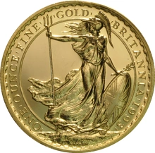 Moneda Britannia de Oro de 1 oz 1993