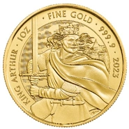 Moneda Mitos y Leyendas Rey Arturo de Oro de 1 oz 2023