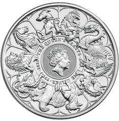 Moneda Bestias de la Reina Completer de Plata de 2 oz 2021