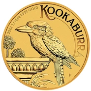 Moneda Cucaburra de Oro de Décimo de Onza 2022
