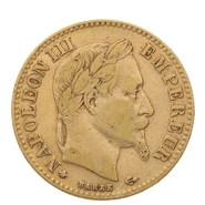 Moneda 10 Francos Franceses de Oro Ceres