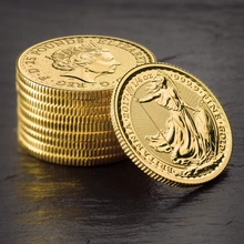 Moneda Britannia de Oro de 1/4 oz 2017