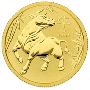 Perth Mint 1/4 oz de Oro - 2021 Año del Buey