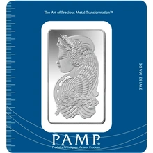 Lingote de Plata de 100 g PAMP