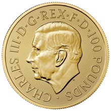 Moneda de 1oz de Oro Toro Negro de Clarence - Bestias Tudor 2023