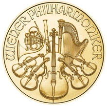 Moneda Filarmónica Viena de Oro de 1/4 oz 2023