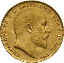 Moneda Soberano de Oro 1906 Eduardo VII (P)