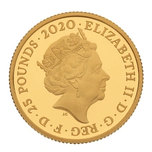 Moneda de James Bond de Oro de 1/4 oz Presta atención 007 Proof 2020
