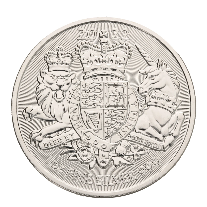 Moneda Escudo de Armas Real de Plata de 1 oz 2022
