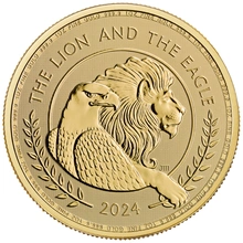 Moneda de Oro de 1 oz León y águila de 2024