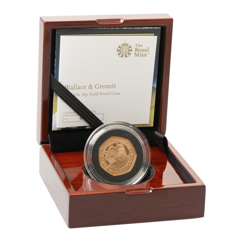 Our Choice Fifty Pence 50p Proof Gold Coin Boxed