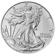Moneda American Eagle de Plata de 1 oz 2025