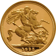 Moneda Medio Soberano de Oro Grado B